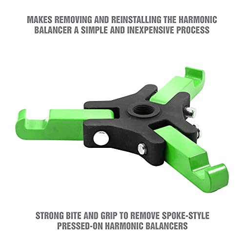 OEMTOOLS 25090 Harmonic Balancer Puller Kit, Adjustable 3Jaw Puller