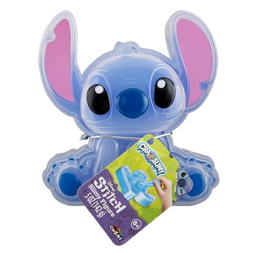 CRA-Z-Slimy Stitch Slime Toy- Glossy, Stretchy, Super Soft, Smooth Blue Stitch Slime with Stitch Shaped Confetti Mix-Ins for Boys and Girls, Lilo and Stitch Kids Toy Gift