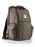 Gruv Gear Club Bag Elite Flight-Smart Tech Backpack, Pewter/Crimson