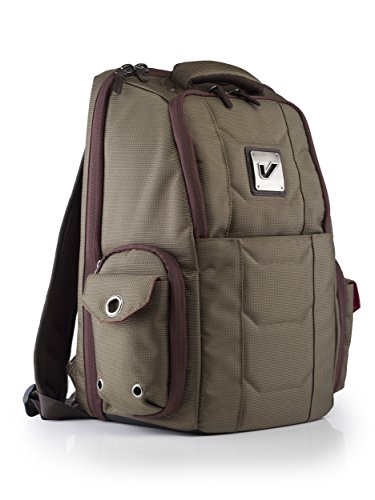 Gruv Gear Club Bag Flight-Smart Tech Backpack, Pewter/Crimson