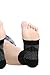 Bcurb Ankle Sleeve (2 Pair) Plantar Fasciitis for Men Women Foot Heel Arch Support Ankle Compression Socks Reduce Swelling Joint Pain Injury Recovery Achilles Tendon (Black & White, Large/X-Large)