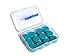 Silicone Putty Moulded Ear Plugs by Sleepytime,Blue Soft Sticky Plugs Which Mould Into Your Ear For Effective Noise Reduction In Plastic Case (12, Blue)