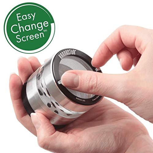 Kannastor SKJ-M4-25 herb grinder, 2.5 inch, Silver - Thumbnail 3