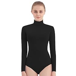 SUPRNOWA Women's Long Sleeve Turtleneck Top