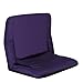 Naomi Home Venice Stadium Seat for Bleachers Portable Reclining with Armrest Black/Standard