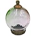 10set 25x15mm Mini Empty Clear Glass Globe Bottle with findings Set Glass Dome Cover Glass Vial Pendant (Bronze Crown)
