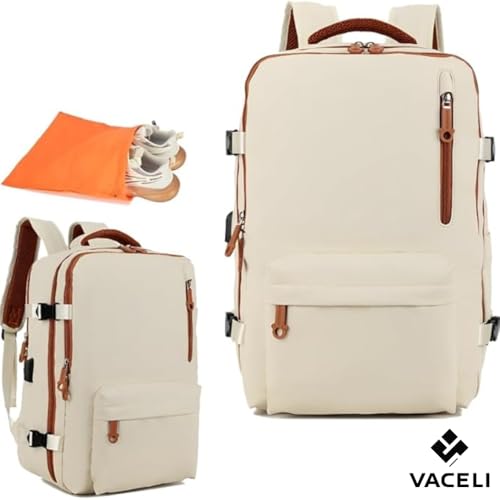 Mala de Bordo 10kg Mochila Bagagem de Mão com 4 Rodas Duplas 360° | Mala de Viagem, Expansivel, Aprovada ANAC, Cadeado AntiFurto TSA, Alça Lateral, com Divisória, Leve, Resistente