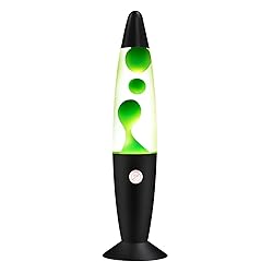 Vanful Green Magma Liquid Motion Lamp with Black