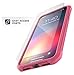 Encased iPhone Xs Max Case Pink - Full Body Clear Case with Tempered Glass Screen Protector for Apple iPhone XsMax