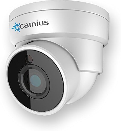 5 Megapixel (2592TVL) Super HD PoE/IP Mini Dome Security Camera - Weatherproof, ONVIF, Night Vision 100 Feet, Wide Angle Lens, Mobile Access &amp; Alerts