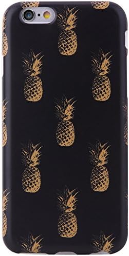 iPhone 6 Plus Case, KINFUTON iPhone 6 Plus Phone Case, IMD TPU Anti Scratch Sleek Soft Case, Compatible with iPhone 6Plus/6sPlus 5.5" (Pineapples-K47)