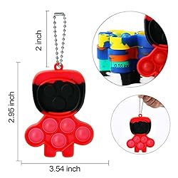 Leencum 5Pcs Mini Simple Fidget Toy Stress Relief