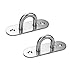 FYTRONDY 2PCS Stainless Steel Heavy Duty Wall and Ceiling Mount Anchor Bracket Hook, Yoga Suspension Straps , Swing Chair and Hammocks Suspension, Shade Sail Hardware