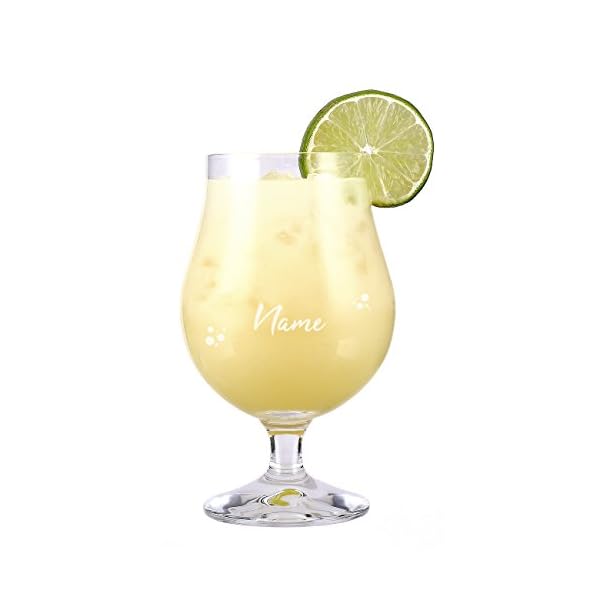 Herz & Heim® graviertes Cocktailglas mit Namen - schönes Glas für Sommergetränke