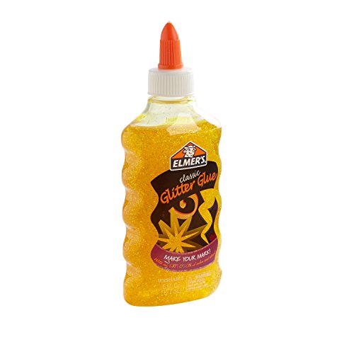Elmer's Classic Glitter Glue, 6 Ounces, Assorted Primary Colors, Set of