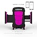 Car Phone Holder,Leeioo Universal Smartphones Car Air Vent Mount Holder Cradle Clamp Adjustable for iOS/Android Including iPhone7/7plus6/6S,GalaxyS7/S6Edge,Nexus,HTC,LG,BlackBerry(Rosy Red) …