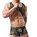 YUFEIDA Men's Camouflage Undershirt Vest Tank Top Gym Sleeveless Shirts Jersey