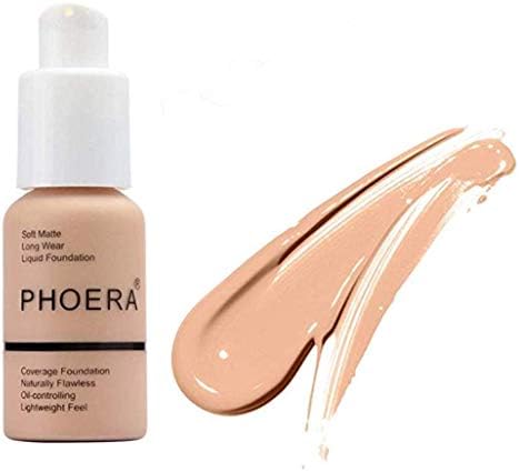 Liquid Concealer,2019 Matte Oil Control Concealer Foundation Cream Liquid Foundation (#103)