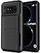 Galaxy S8 Plus Case, [Heavy Duty Drop Protection] Hybrid Card Slot Holder Wallet Cover [Shock Absorption Cover] for Samsung Galaxy S8 Plus by Lumion (D.Folder - Dark Silver)