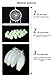 Proboths Feather Hanging Decor, Exquisite Manual Dream Catcher Luminous Feather Hanging Ornament for Wall and Car