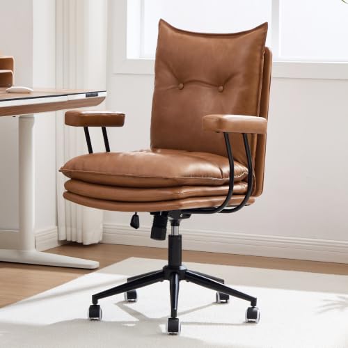 YUUIJOAA Leather Office Chair