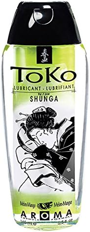 Shunga Toko Lubricant Melon 165ml/ 5.5oz, Green/Yellow
