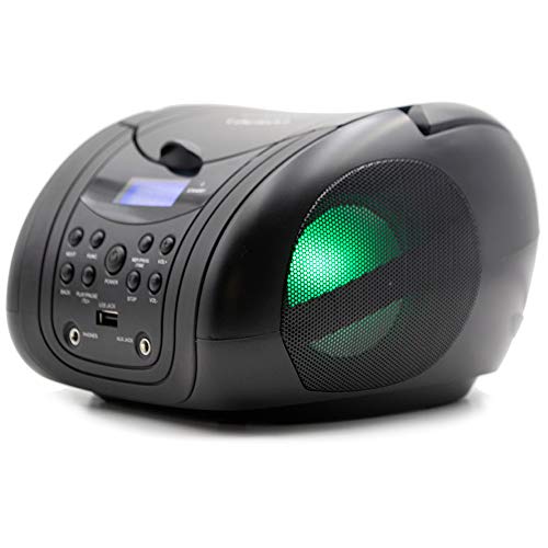 3 Lauson+Boombox+Portable+CD+Player+Headphone