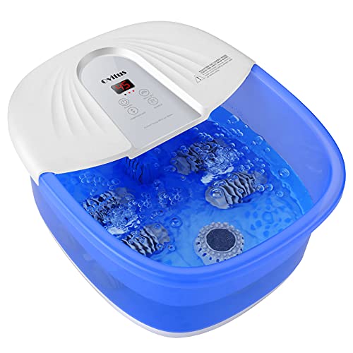 Ovitus Foot Spa Bath Massager with Heat, Bubble Jets, Detachable