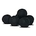 Wool Dryer Balls, Set of 6 Organic Laundry Balls for Dryer, Black, by InsideSmarts