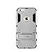 iPhone 6S Plus, iPhone 6 Plus, Iron Dual-Layer Heavy Duty Matte Rugged Protective Cover with Built in Foldable Kickstand for Apple iPhone 6S Plus iPhone 6 Plus by Cazle (Gray)