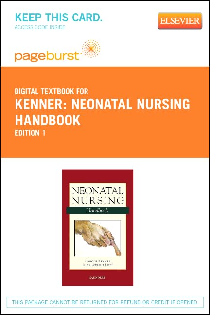 Neonatal Nursing Handbook - Elsevier eBook on