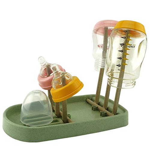 Yesbaby Detachable Drying Rack Baby Feeding Bottle Dryer Cleaning Cup Stand Holder Nipple Shelf Drying for Bottles (Color : Green) - Thumbnail 7