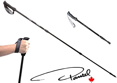 Pansel Ultralight Carbon Fiber Hiking Poles Walking Sticks, Trekking Poles for Men Women Kid, with Cork Handle Tungsten and Tips Accessories