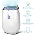 air choice Dehumidifier - 41oz Capacity Electric Dehumidifier Portable Mini Air Dehumidifiers Auto Quiet up to 220 sq ft Anti Overflow Dehumidifier for Home Bathroom Bedroom Closet Office Basement