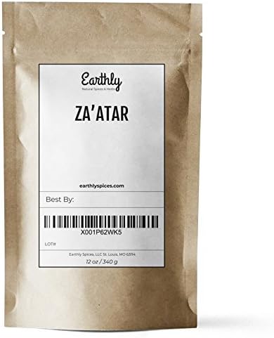 Za’atar Seasoning - Earthly Spices Bulk (Zatar/Zaatar/Zahtar) -12 oz