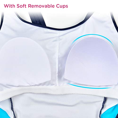 Damen-Sportlicher-Einteiler-Badeanzug-Damen-Badeanzug-Einteilig-Sport-Schwimmanzug-fuer-Damen