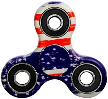 Hansunny Camouflage Army Fire Navy US Flag Jade Anti-stress EDC toy Fidget Hand Spinner Stress Reducer Focus Toy (c)