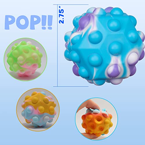 3D ball push bubble fidget toys, stress ball ,Sensory Toys for Autistic Children squishy stress