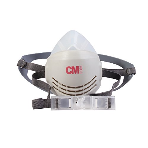 Half Mask Respirator Reusable, Vapor Filters Quick Latch Facepiece Pesticide Dustproof Breathing Apparatus