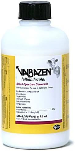 Valbazen Suspension Dewormer Drench 500ml