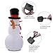 5 Foot Christmas Inflatables Snowman with Hat, Airblown Inflatable Snowman with Branch Hands, Lighted for Home Outdoor Yard Lawn Decoration