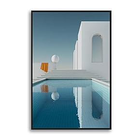 Framed Canvas Wall Art for Living Room, Bedroom Colorful Corridor Canvas Prints for Modern Home Decoration Ready to Hang - 16"x24" inches
