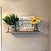 Home Sweet Home Wooden Wall Sign, Shabby Chic Farmhouse Wall Decor, Decorative Hanging Sign for Home, Kitchen, Living Room