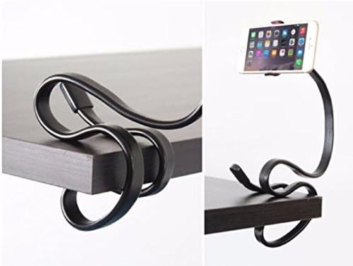 Ruotong 360 Rotating multi-function Creative Lazy Bed Desktop Stand Phone Holder Universal Car Holder Stand Self-timer Rod Self-timer Bracket (black)