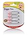 Nuby 4-Pack Diaper Pins, Colors May Vary