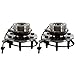 Prime Choice Auto Parts HB615038PR Two Front Wheel Hub Bearing Assembly Pair Set For Left Driver and Right Passenger