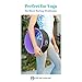 UpCircleSeven Yoga Wheel for Back Pain - Deep Tissue Massage - Yoga Back Roller Wheel for Back Pain Relief Stretching Myofascial Release Mobility (Purple 12