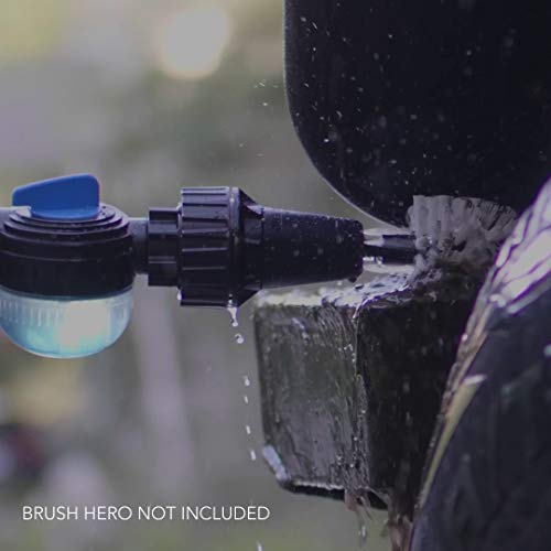 Brush Hero SOAP STAR Garden Hose Nozzle With Soap Dispenser Car Wash