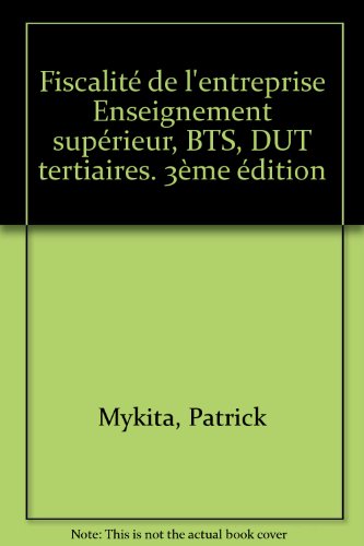 Fiscalité de l'entreprise