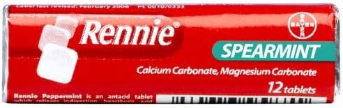 Rennie Spearmint x 12 Tablets